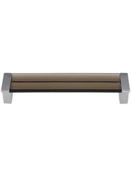 Positano Smoke Acrylic Cabinet Pull - 5 inch Center-to-Center.